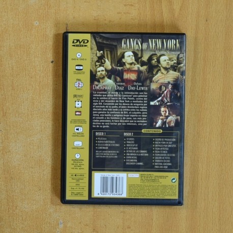 GANGS OF NEW YORK - DVD