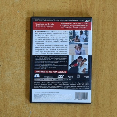 MATCH POINT - DVD