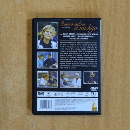 QUIERO SALVAR A MI HIJO - DVD