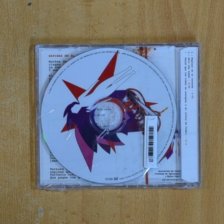 LUJURIA - ESPINAS EN EL CORAZON - CD SINGLE