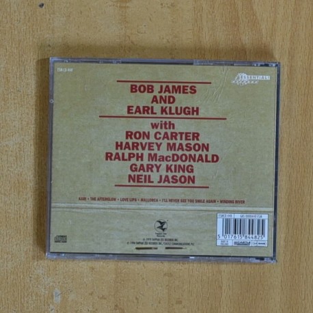 BOB JAMES / EARL KLUGH - ONE TO ONE - CD