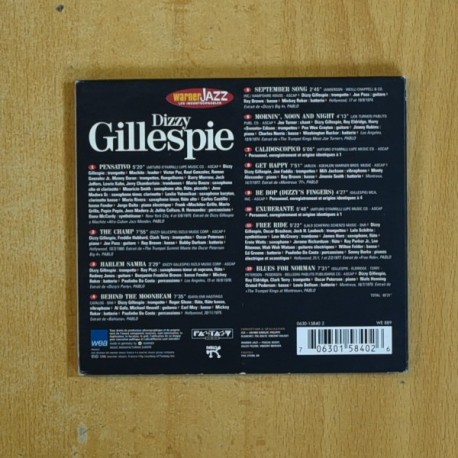 DIZZY GILLESPIE - DU BE BOP AU LATINO - CD