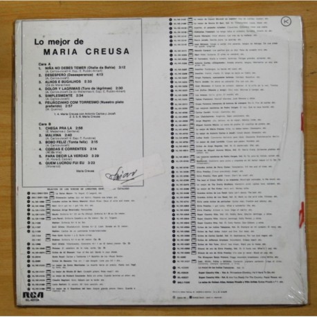 MARIA CREUSA - LO MEJOR DE - LP