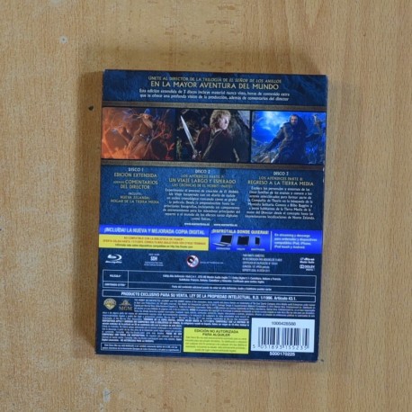 EL HOBBIT UN VIAJE INESPERADO - BLURAY