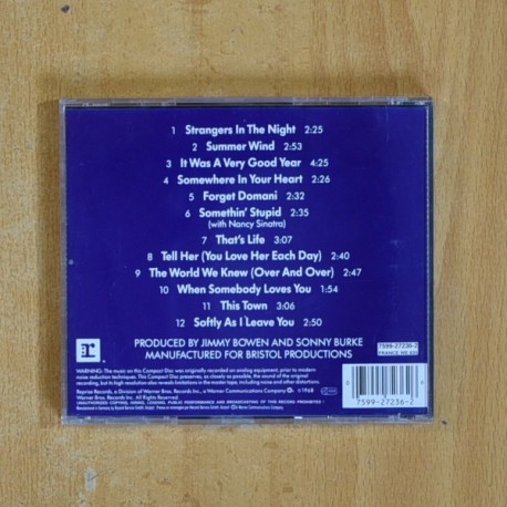 FRANK SINATRA - GREATEST HITS - CD
