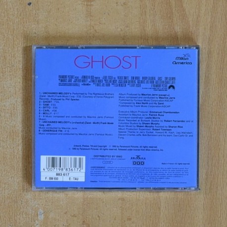 MAURICE JARRE - GHOST - CD