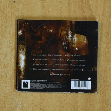 LUZ Y SOMBRAS - LUZ Y SOMBRAS - CD