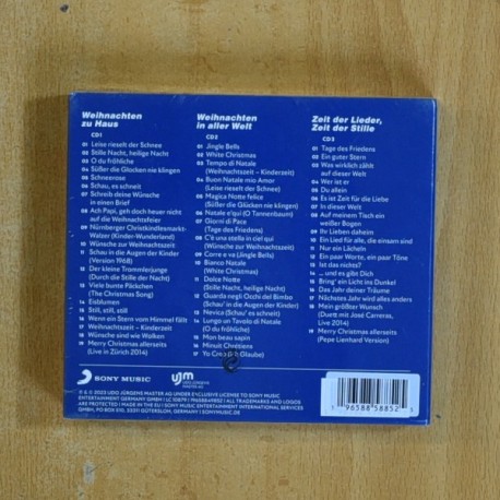 UDO JURGENS - DIE SCHONSTEN LIEDER ZUR WEIHNACHTSZEIT - CD