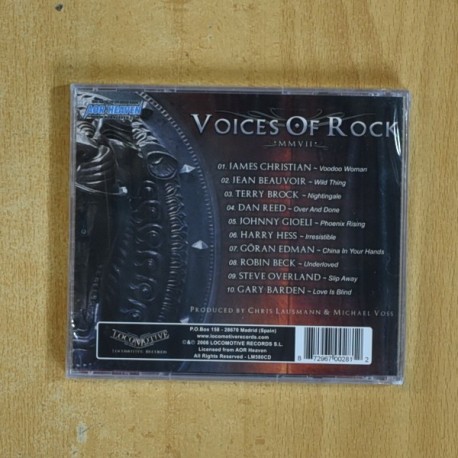 VARIOS - VOICES OF ROCK - CD