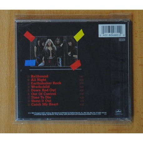 WARLOCK - HELLBOUND - CD