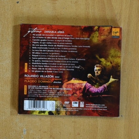 ROLANDO VILLAZON / PLACIDO DOMINGO - GITANO - CD