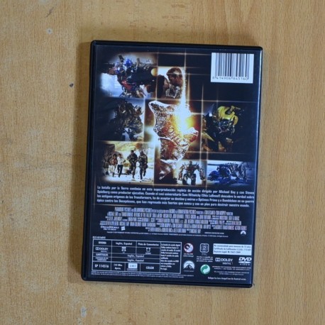TRANSFORMERS LA VENGANZA DE LOS CAIDOS - DVD