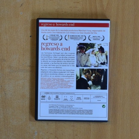 REGRESO A HOWARDS END - DVD