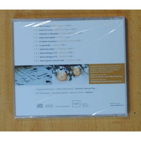 PASCUAL OSA - CONCIERTO DE NAVIDAD 2008 - CD