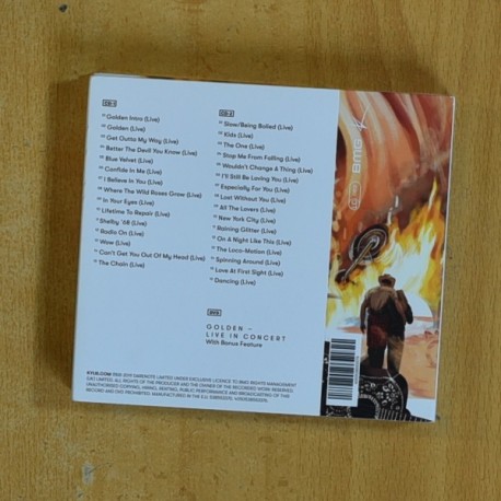 KYLIE - GOLDEN LIVE IN CONCERT - CD