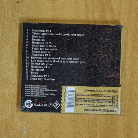 HOBOTALK - HOMESICK FOR NOWHERE - CD