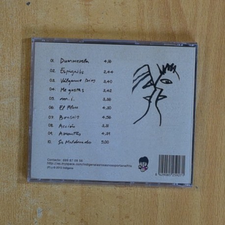 INDIGENA - DOS MANOS IZQUIERDAS - CD