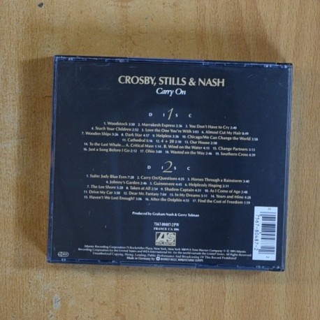 CROSBY STILLS & NASH - CARRY ON - CD