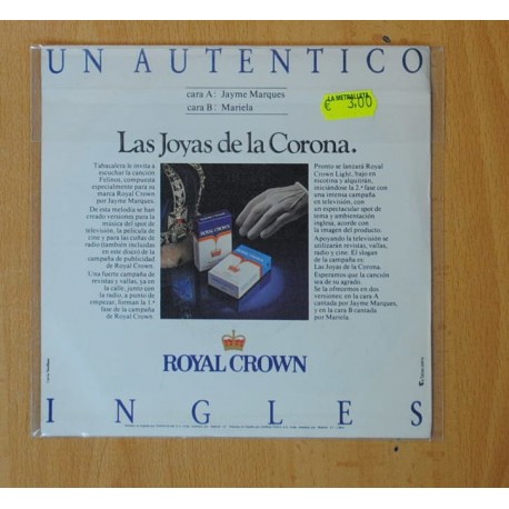 JAYME MARQUES Y MARIELA - FELINOS ROYAL CROWN B.S.O. - SINGLE