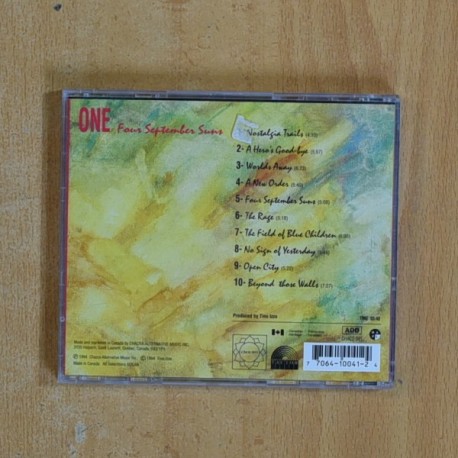 ONE - FOUR SEPTEMBER SUNS - CD