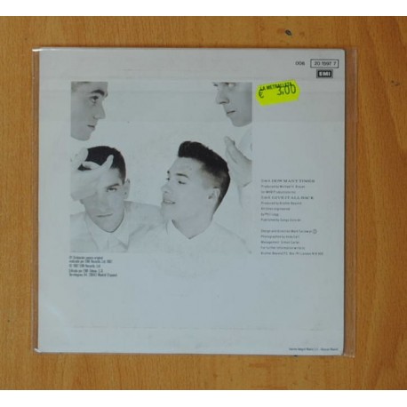 BROTHER BEYOND - HOW MANY TIMES / GIVE IT ALL BACK - SINGLE