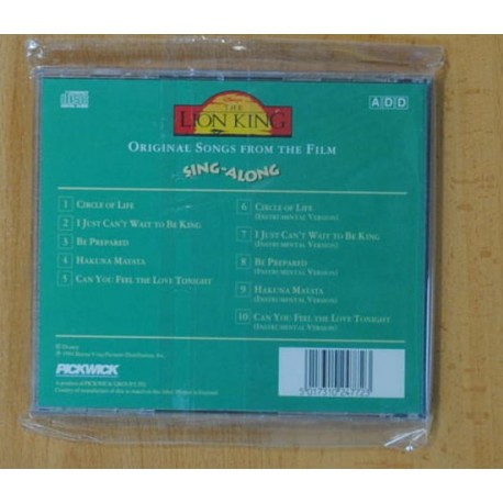 WALT DISNEY - THE LION KING - CD