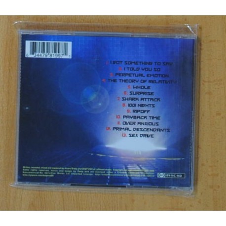 DEEP END - NECESSARY EVIL - CD