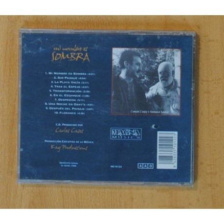 CARLES CASES - MI NOMBRE ES SOMBRA - CD