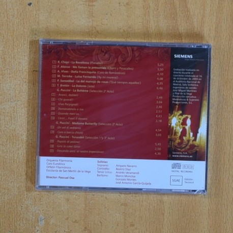 VARIOS - CONCIERTO DE NAVIDAD 2006 - CD