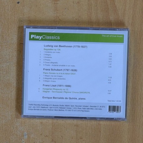 ENRIQUE BERNALDO DE QUIROS - CONCERSATIONS - CD