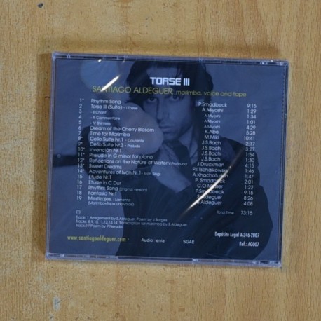 SANTIAGO ALDEGUER - TORSE III - CD