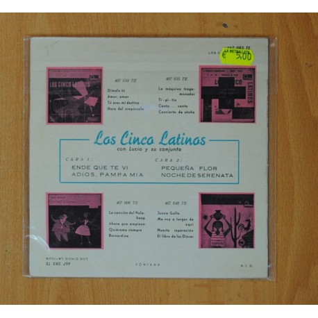 LOS CINCO LATINOS - ENDE QUE TE VI + 3 - EP