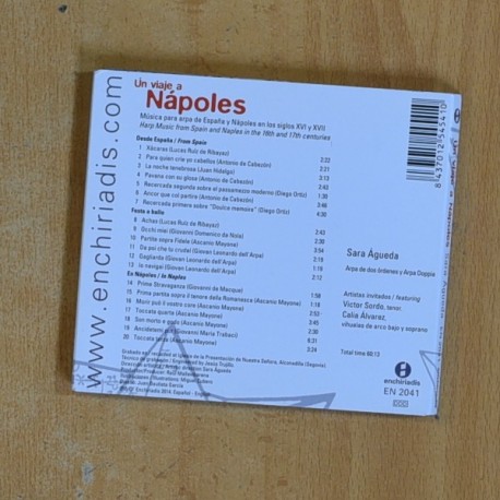 SARA AGUEDA - UN VIAJE A NAPOLES - CD