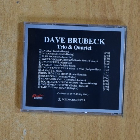DAVE BRUBECK - TRIO & QUARTET - CD