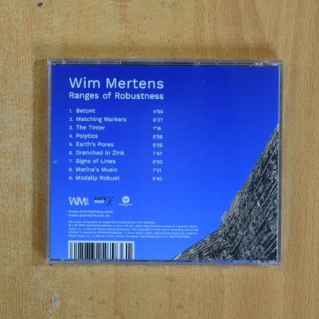 WIM MERTENS - RANGES OF ROBUSTNESS - CD