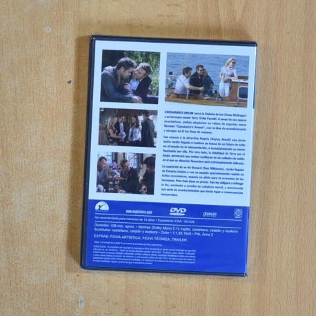 CASSANDRAS DREAM - DVD
