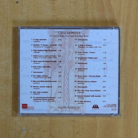 VARIOS - EL CULTO A LA VIRGEN EN LA MUSICA DE LA EDAD MEDIA - CD