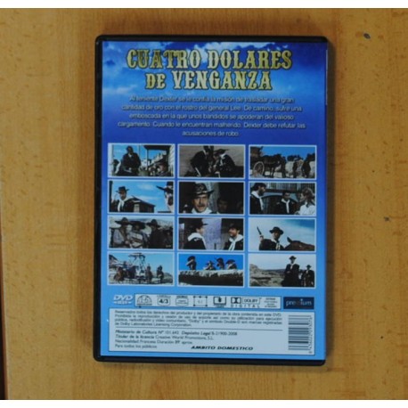 CUATRO DOLARES DE VENGANZA - DVD