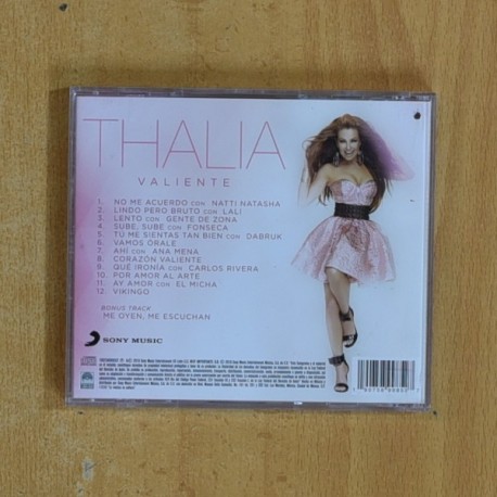 THALIA - VALIENTE - CD