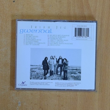 GWENDAL - IRISH JIG - CD