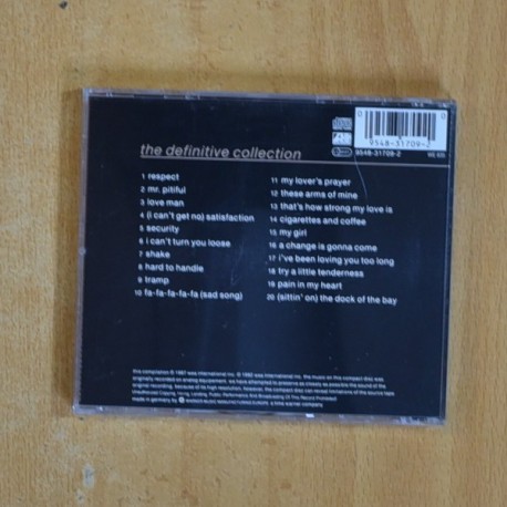 OTIS REDDING - THE DEFINITIVE COLLECTION THE DOCK OF THE KAY - CD