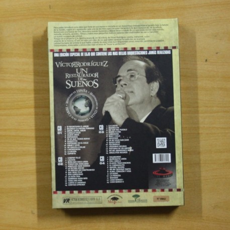 VICTOR RODRIGUEZ - UN RESTAURADOR DE SUEÑOS - 4 CDS Y DVD