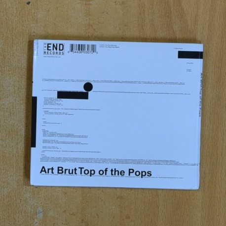 ART BRUT - TOP OF THE POPS - CD