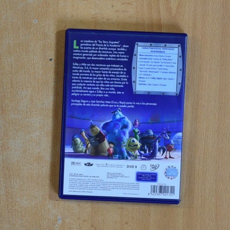 MONSTRUOS SA - DVD