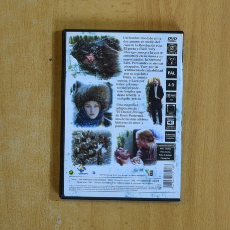 DR ZHIVAGO - DVD