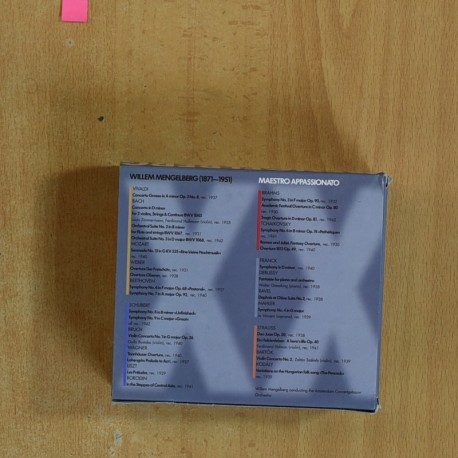 MENGELBERG - MAESTRO APPASSIONATO - BOX CD