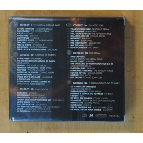 VARIOS - THE SPACE ROCK BOX - BOX CD