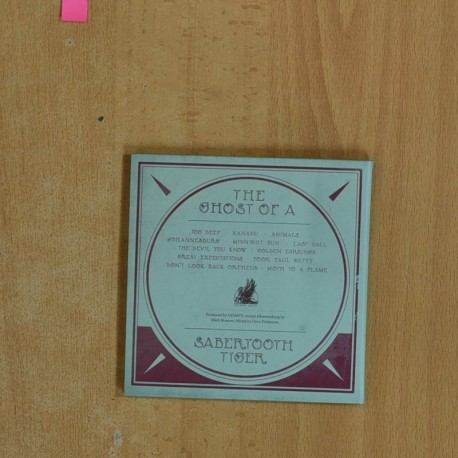 THE GHOST OF A SABER TOOTH TIGER - THE GHOST OF A SABER TOOTH TIGER - CD