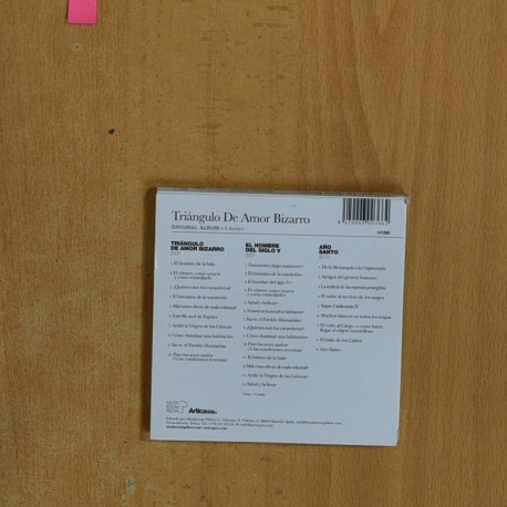 TRIANGULO DE AMOR BIZARRO - ORIGINAL ALBUM X 3 SERIES - CD