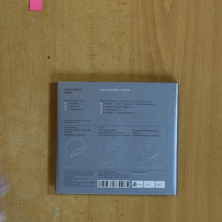 LUIS DE PABLO - CASI UN ESPEJO / PASSIO - CD